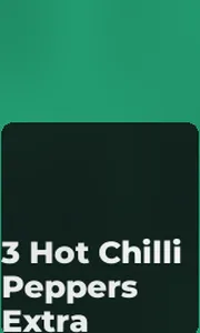3 Hot Chilli Peppers Extra